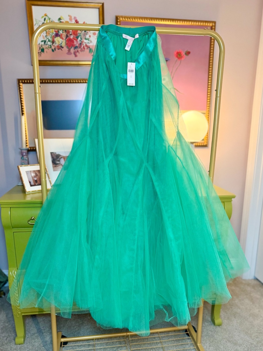 Hutch (Anthropologie) Greene Tulle Mermaid Skirt - Size S - NWT - Picture 3 of 9